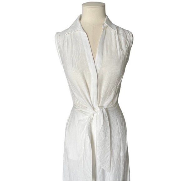 Brochu Walker Madsen Sleeveless Maxi Dress Salt White M - Picture 5 of 9